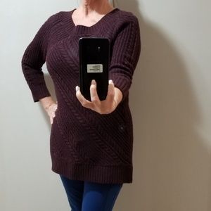 Ladies tunic style sweater